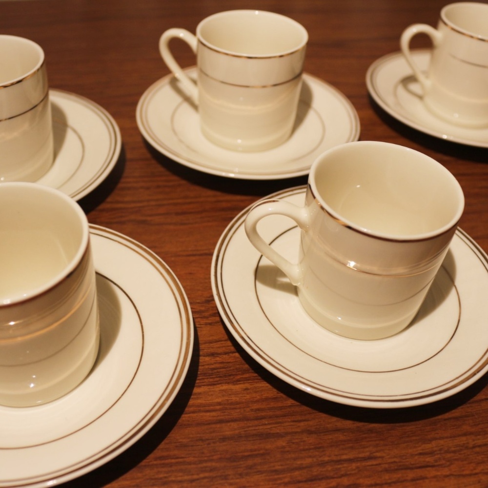 Vintage Budlet Demitasse Set Coffee Tea Espresso
